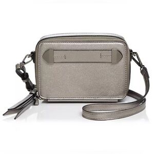 Melie Bianco Finn Pewter Box Camera Crossbody Bag